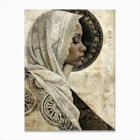 Muslim Woman 4 Canvas Print