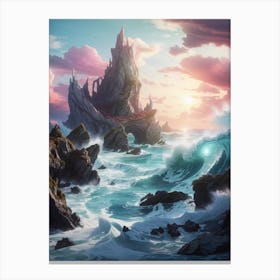 Rocky Shore Canvas Print