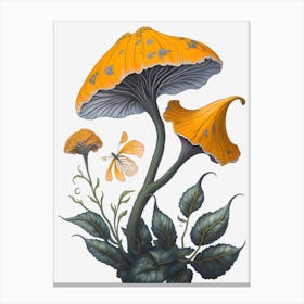 Mushrooms Painting (6) 1 Canvas Print