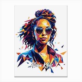 Alicia Keys 01 Canvas Print