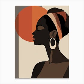 Afro-American Woman 14 Canvas Print