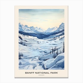 Banff National Park Canada 2 Poster Canvas Print