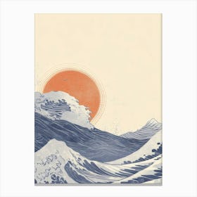 Great Wave Ii Canvas Print Canvas Print