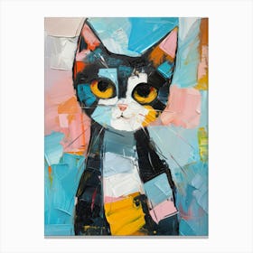 Cat Painting 5 Canvas Print