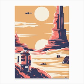 Star Wars Poster Canvas Print