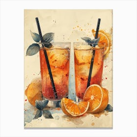 Aperol Spritz Art Print 352 Canvas Print