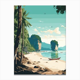 Thailand Beach - Krabi Canvas Print