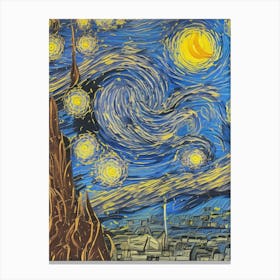 Starry Night 205 Canvas Print