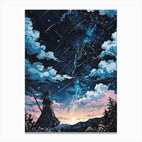 Starry Night 10 Canvas Print