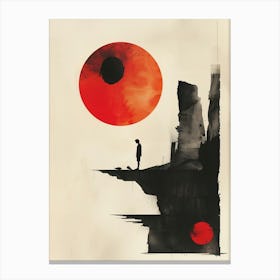 Red Moon 1 Canvas Print