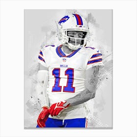 Cole Beasley Buffalo Bills Canvas Print