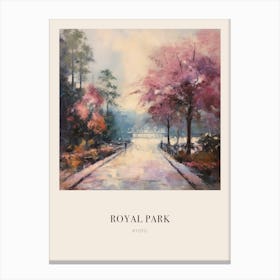 Royal Park Kyoto 2 Vintage Cezanne Inspired Poster Canvas Print