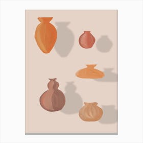 Levitation Vases Canvas Print