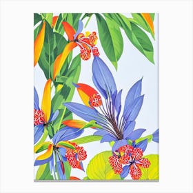 Blackberry Lily Eclectic Boho Plant Canvas Print