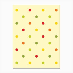 Polka Dots Canvas Print