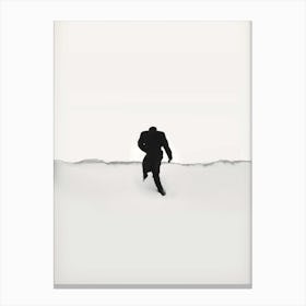 Walking Away Canvas Print