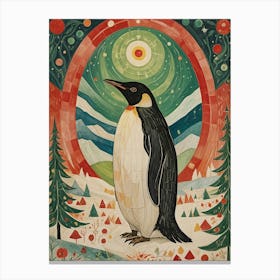 Jubilant Penguin Canvas Print