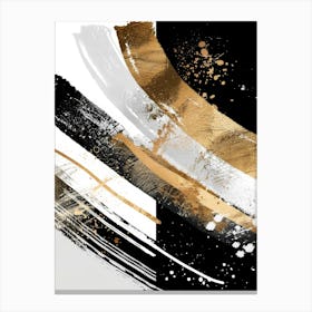 Abstract Gold And Black Canvas Print 1 Canvas Print