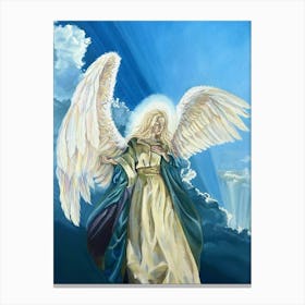 Angel With Wings Canvas Print