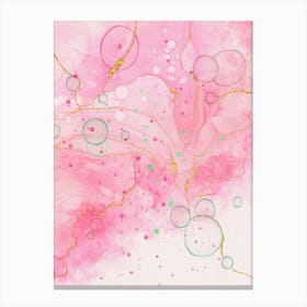 Pink Petals - Abstract Art for Modern Interiors Canvas Print