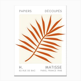 Henri Matisse Palm Leaf 1 Canvas Print