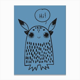 Hello Owl Canvas Print