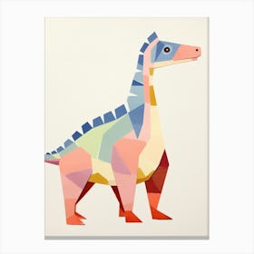 Nursery Dinosaur Art Tsintaosaurus 2 Canvas Print