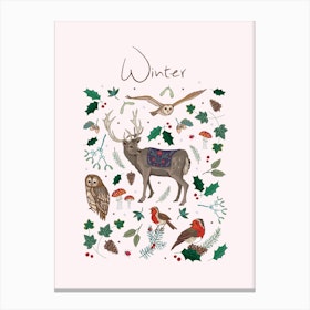 Winter Wildlife Canvas Print