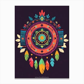 Bohemian Dream Catcher Canvas Print