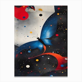 Butterfly In Space Canvas Print
