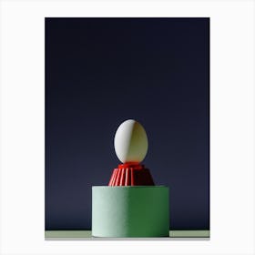 Egg In A Box Canvas Print