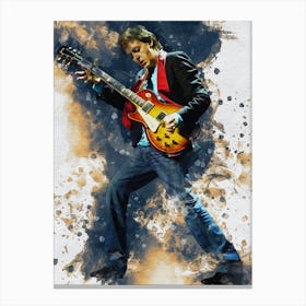 Smudge Paul Mccartney At The Adler Hotel (Hollywood) California Canvas Print