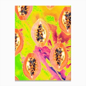 Papaya In Canvas Print