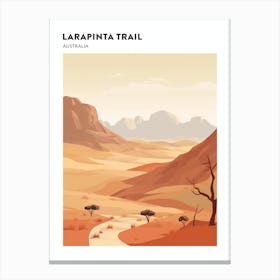 Larapinta Trail Australia 1 Hiking Trail Landscape Poster Canvas Print