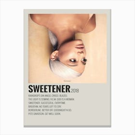 Sweetener 2018 Poster Canvas Print