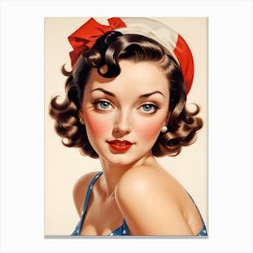 Pin Up Girl 44 Canvas Print