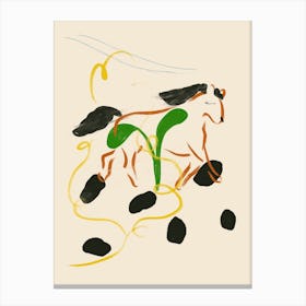 Running Horse Canvas Print