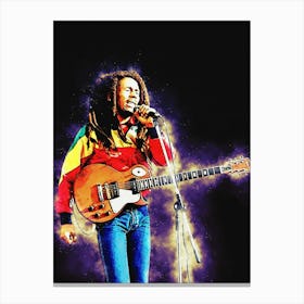 Spirit Of Bob Marley Live At Crystal Palace 1980 Canvas Print