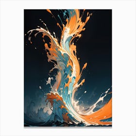 Water Splash Canvas Print