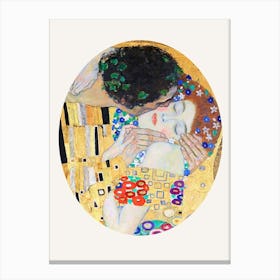Kiss By Gustav Klimt Canvas Print