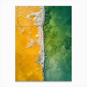 Aerial View Of A Lake Canvas Print