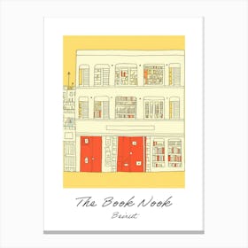 Beirut The Book Nook Pastel Colours 2 Poster Canvas Print