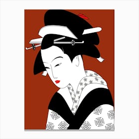 Geisha Canvas Print