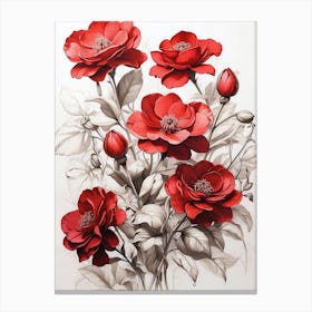 Red Roses Canvas Print