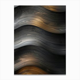Abstract Wavy Pattern 10 Canvas Print