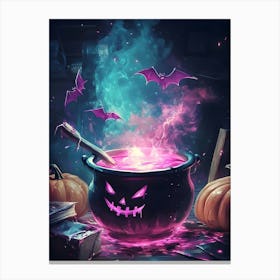 Halloween Cauldron 1 Canvas Print