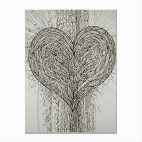 Heart Of Love 13 Canvas Print