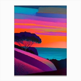 The Great Ocean Road at Sunset Canvas Print
