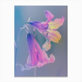 Iridescent Flower Bluebell 2 Canvas Print