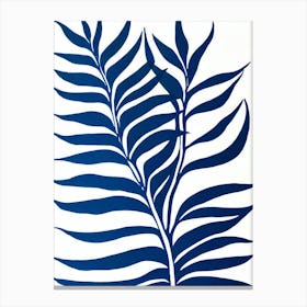 Aloe Vera Stencil Style Plant Plant Canvas Print